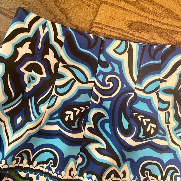 ZARA Multicolored Paisley Print Mini Skirt - Picture 5 of 12